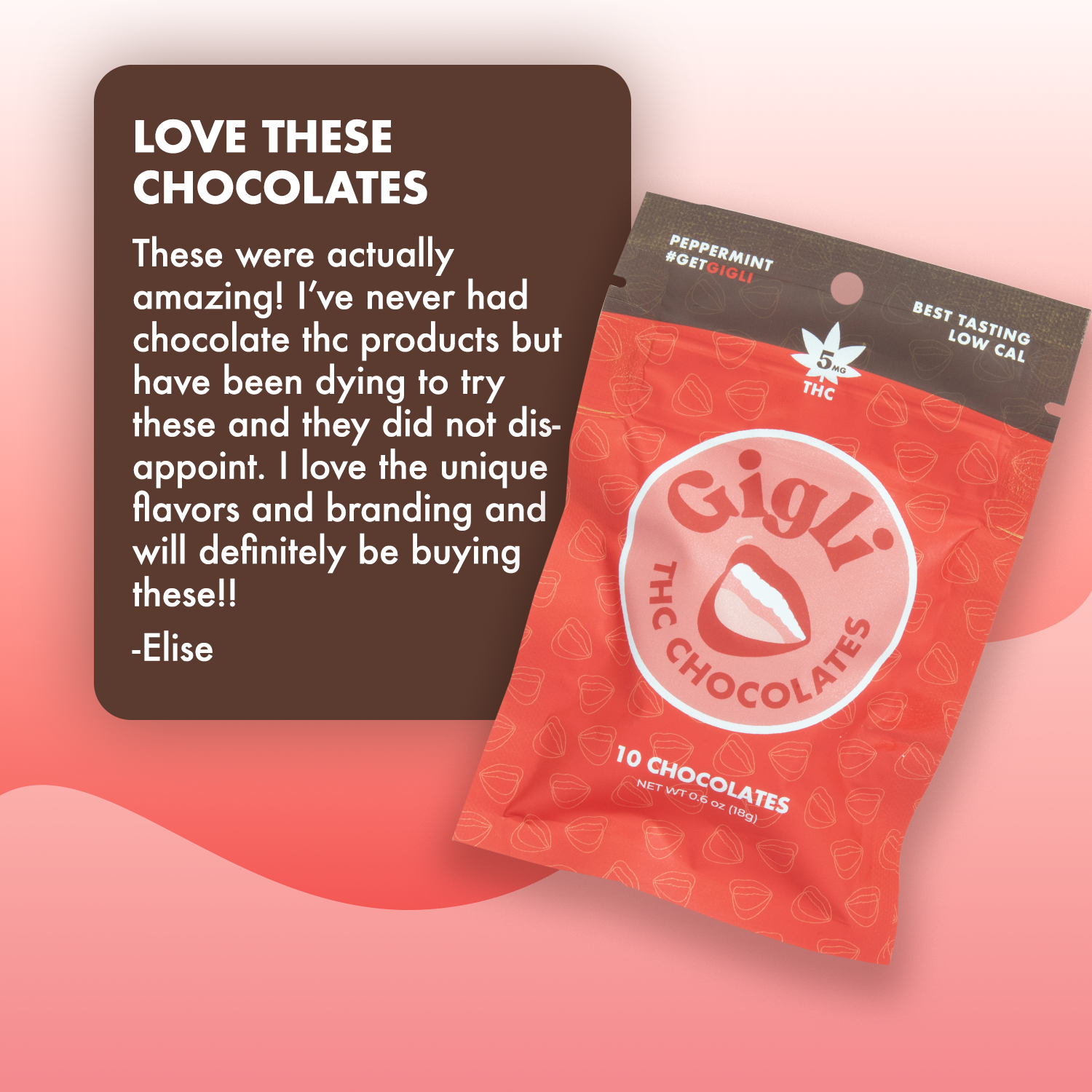 Pepermint Crunch THC-Infused Chocolates