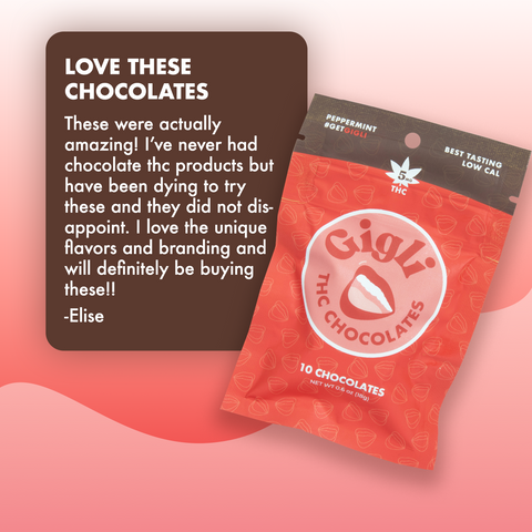 Pepermint Crunch THC-Infused Chocolates