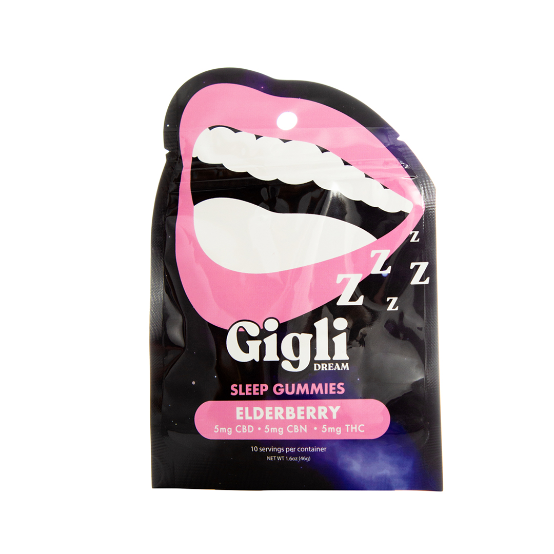 Elderberry Sleep Gummies | Infused with 5mg THC, 5mg CBN, 5mg CBD