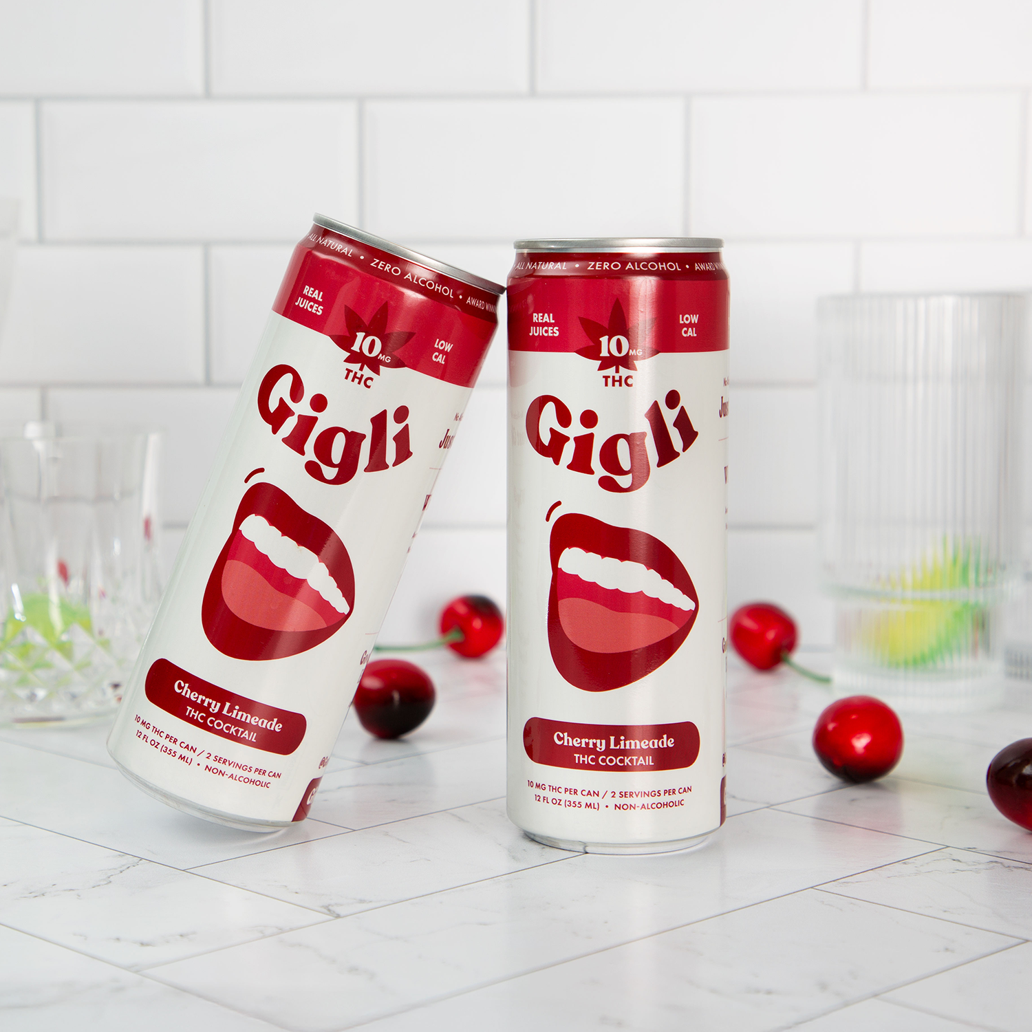 THC-Infused Cherry Limeade Cocktail