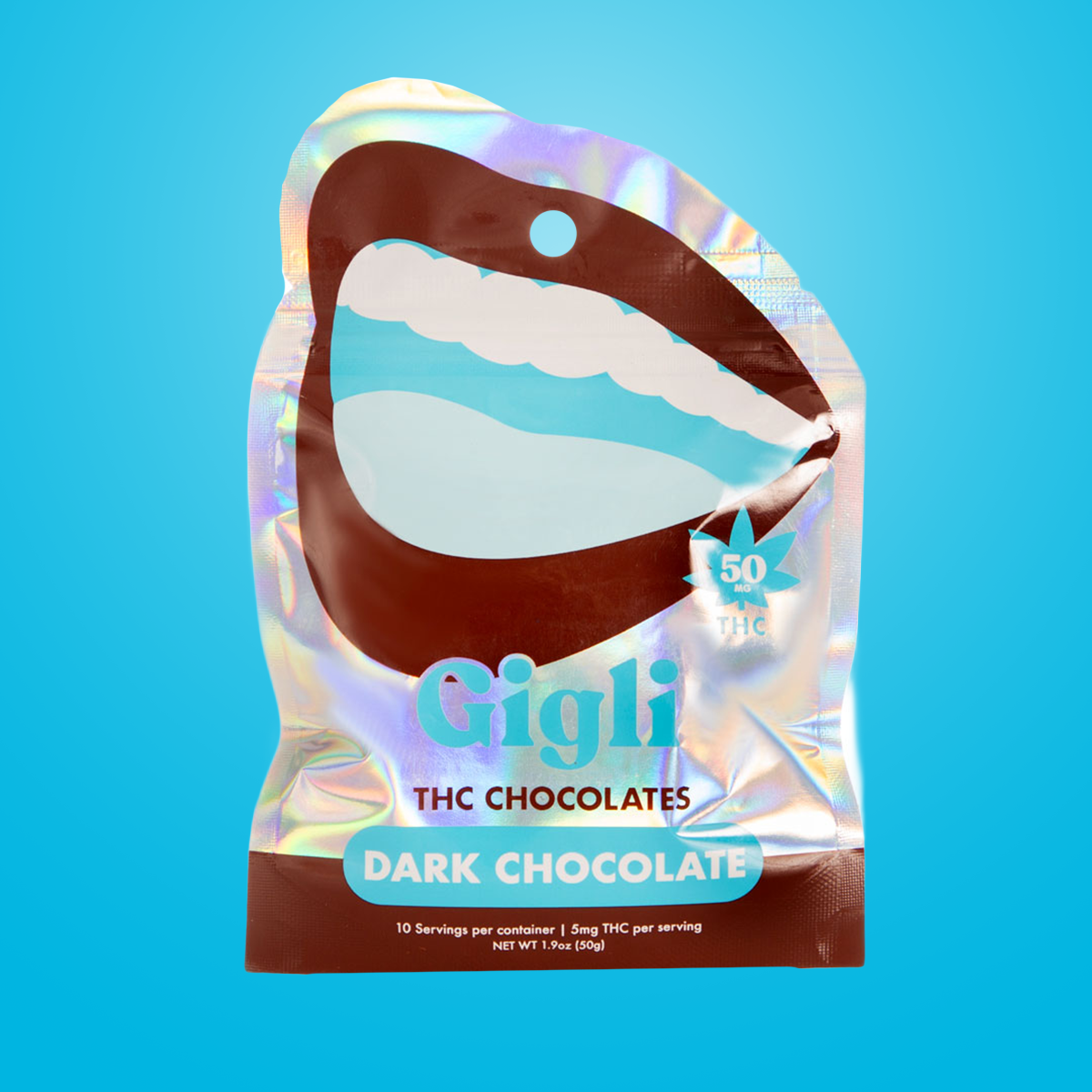 Edible Chocolates THC, Delta 9 5mg | Dark Chocolate