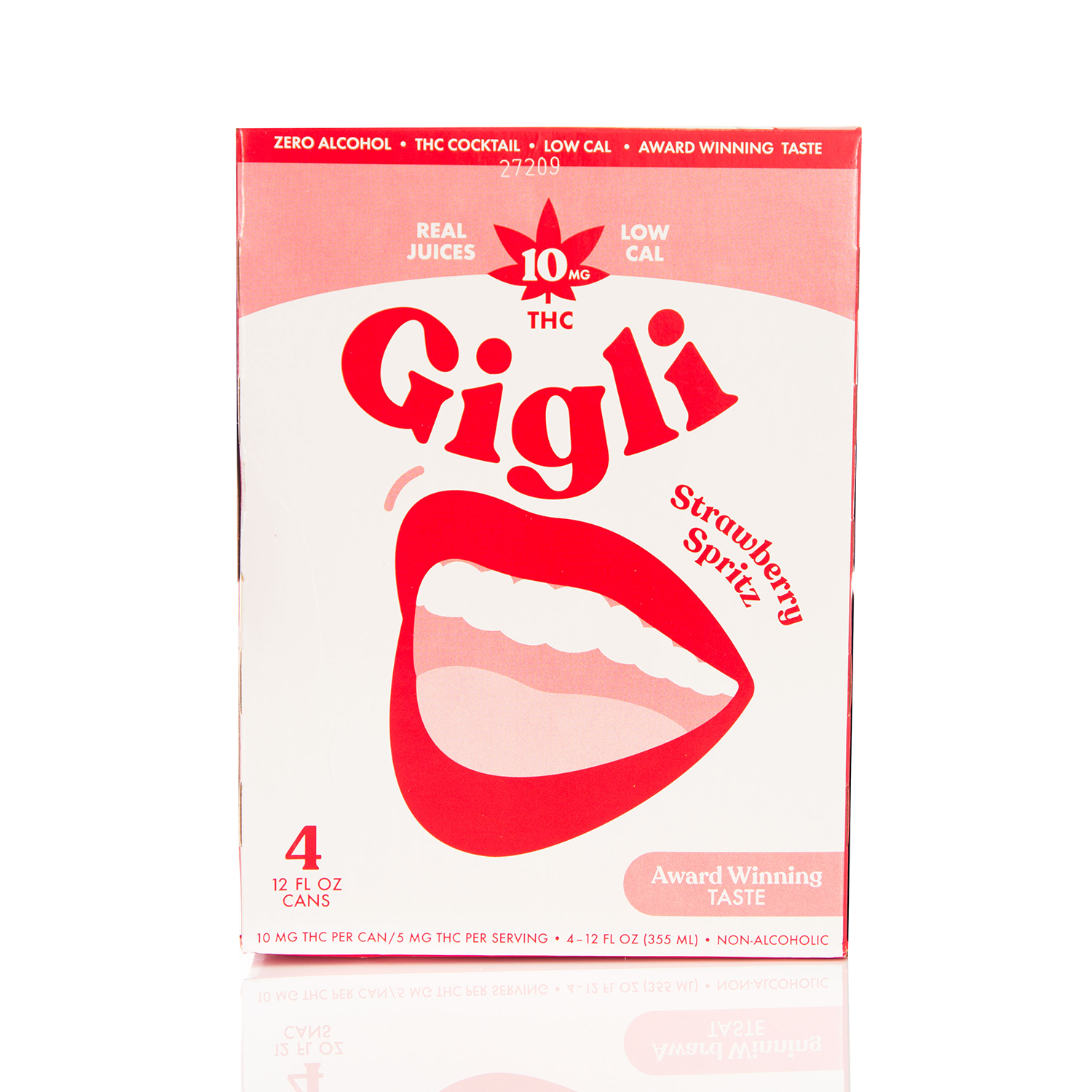 THC-Infused Strawberry Spritz Cocktail