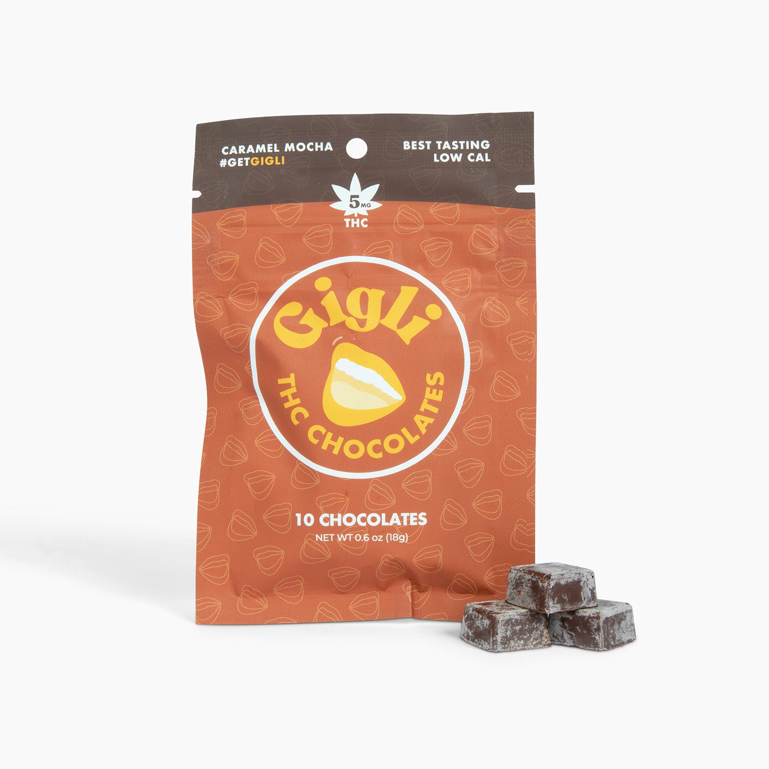 Caramel Mocha THC-Infused Chocolates