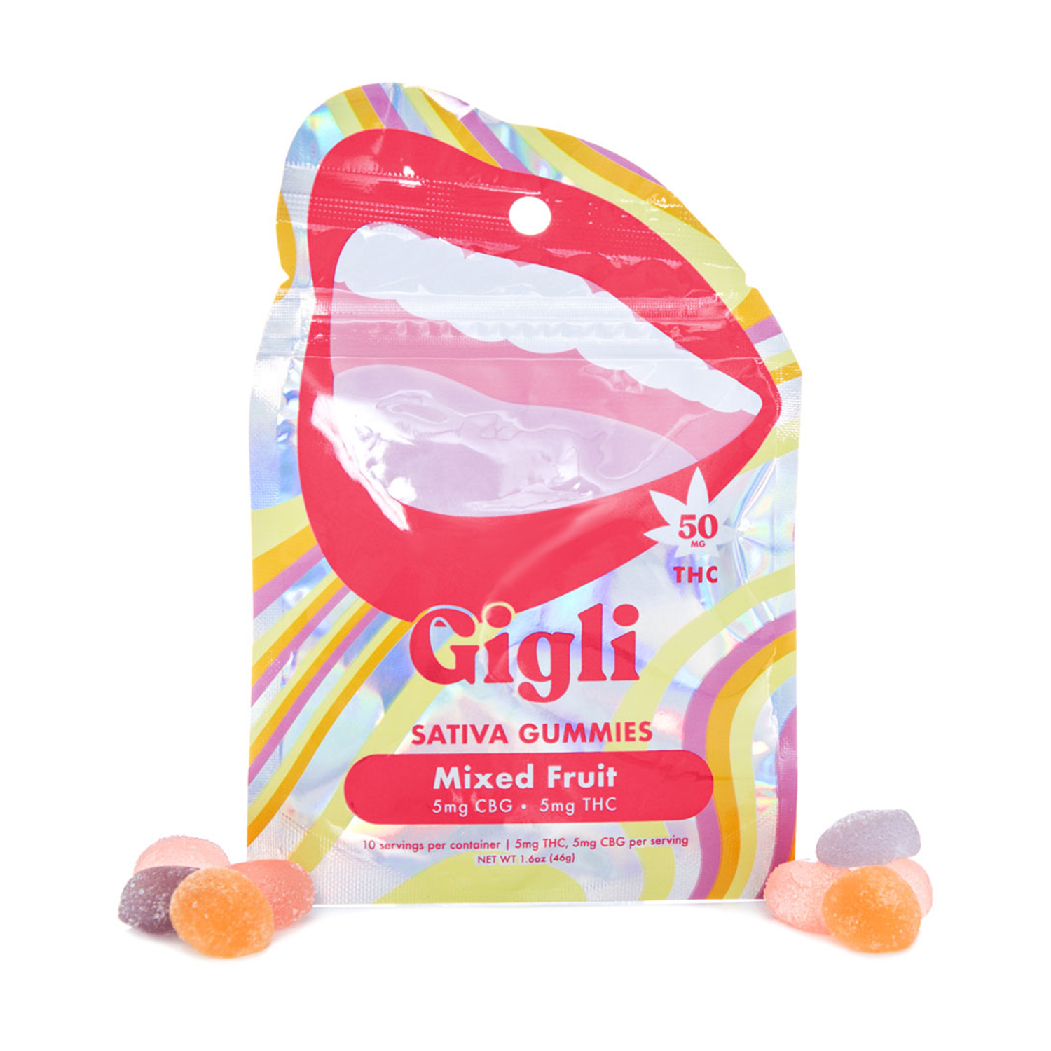 THC Sativa Gummies 5mg Delta 9 | Mixed Fruit