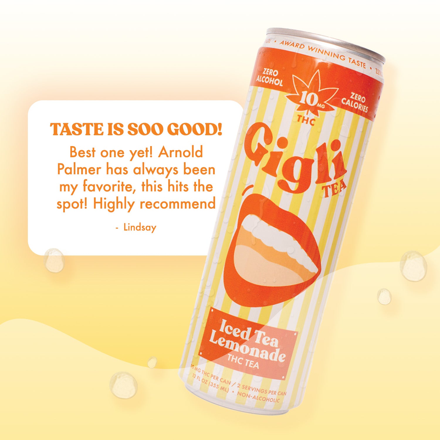 THC-Infused Iced Tea Lemonade
