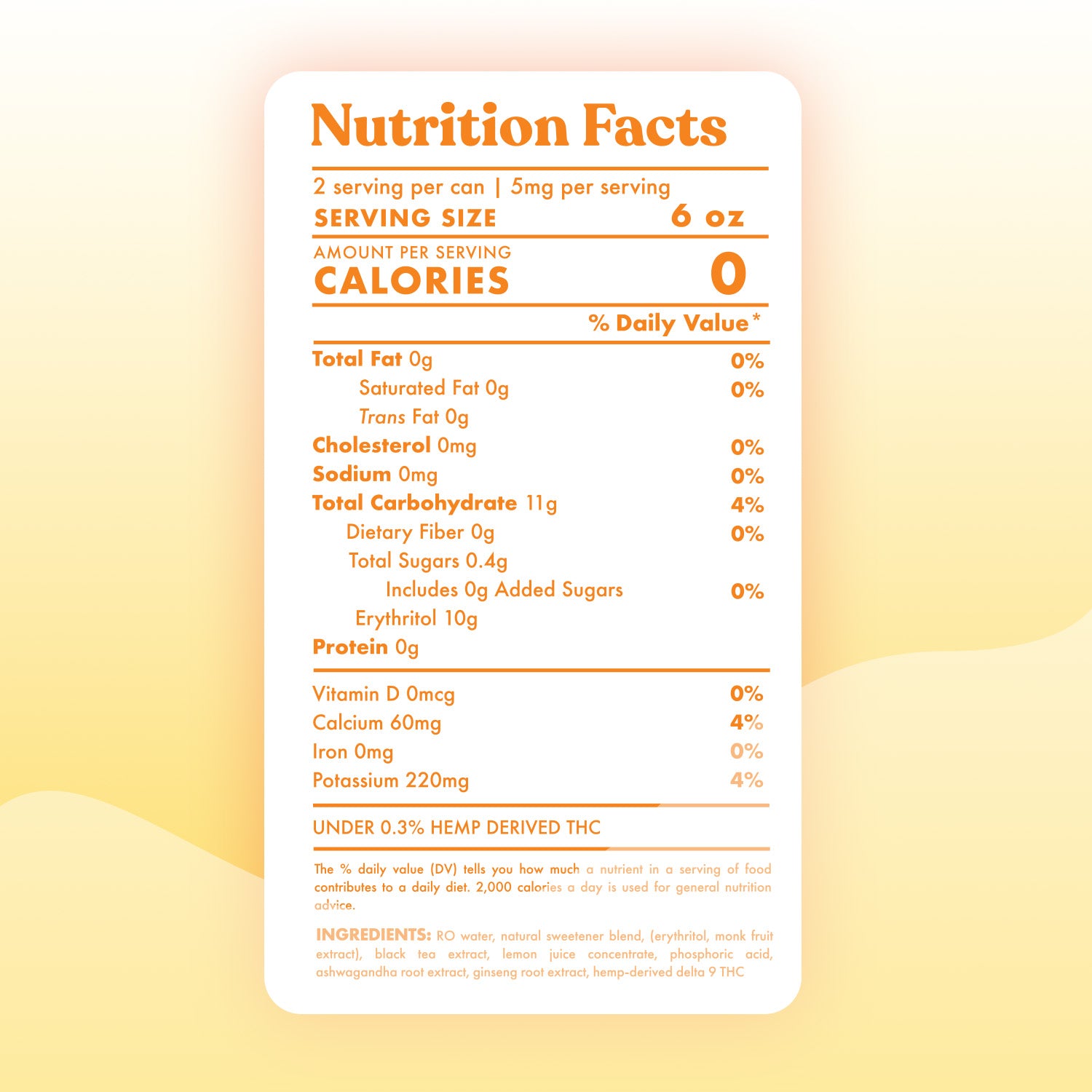 THC-Infused Iced Tea Lemonade