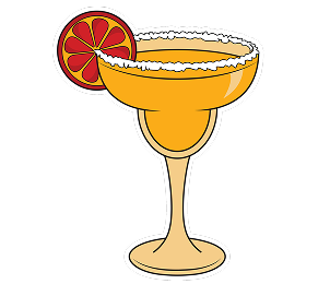 Blood Orange Margarita Skinny Mocktail