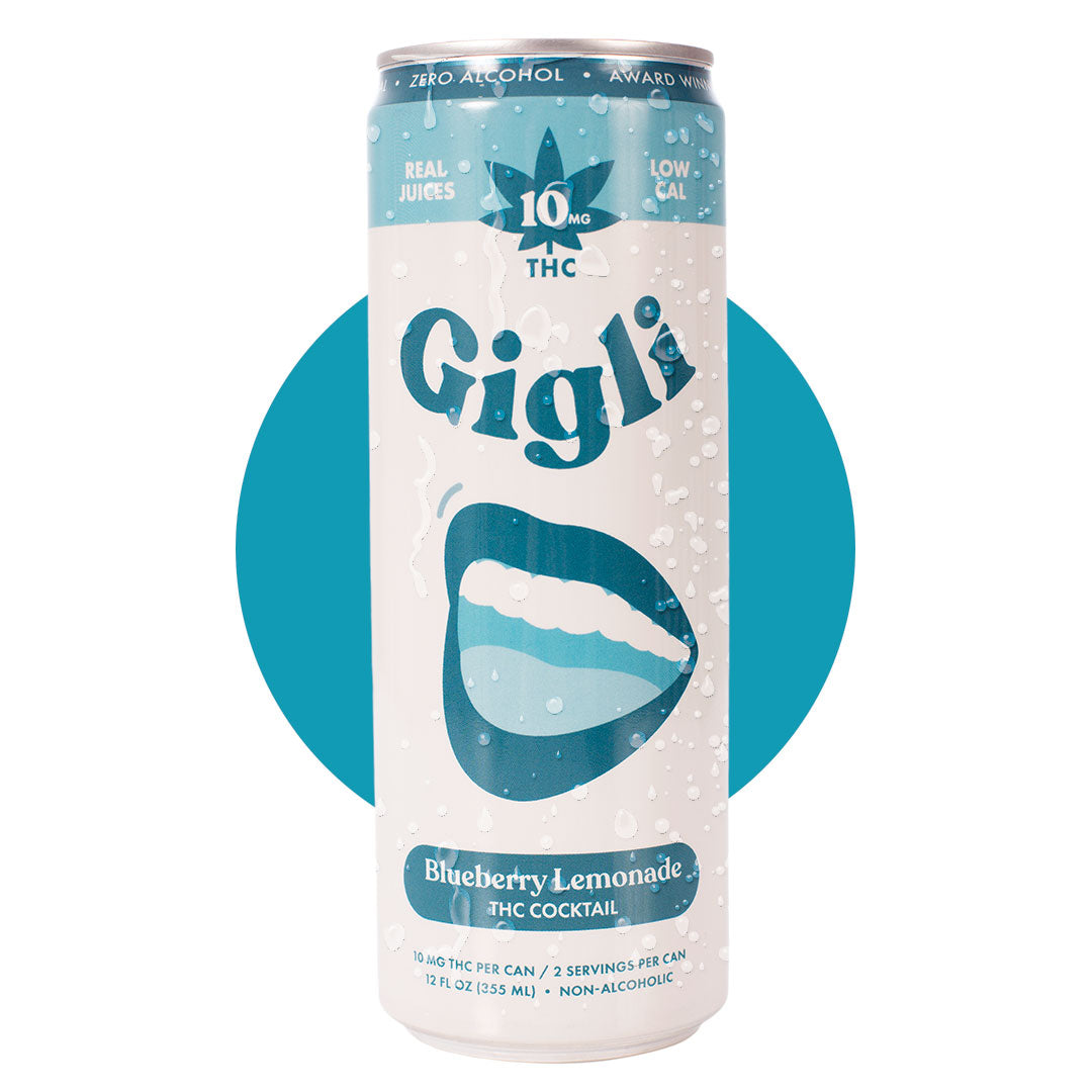 Gigli 10 mg THC cocktail blueberry lemonade