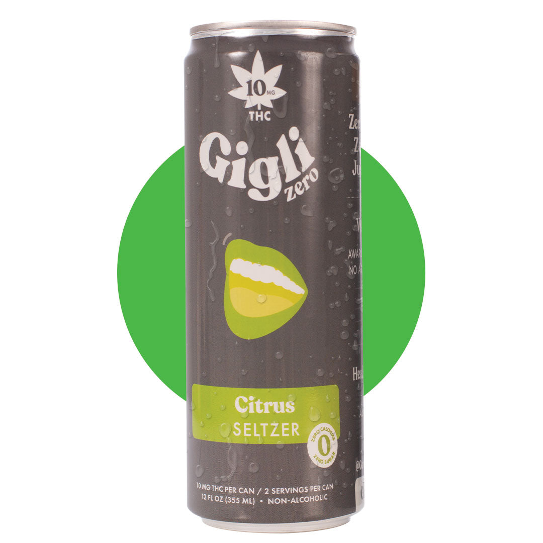 Gigli 10 mg THC seltzer zero citrus 