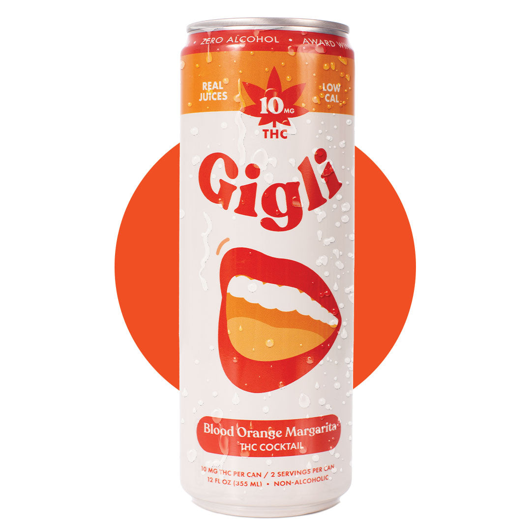 Gigli 10 mg THC cocktail blood orange margarita