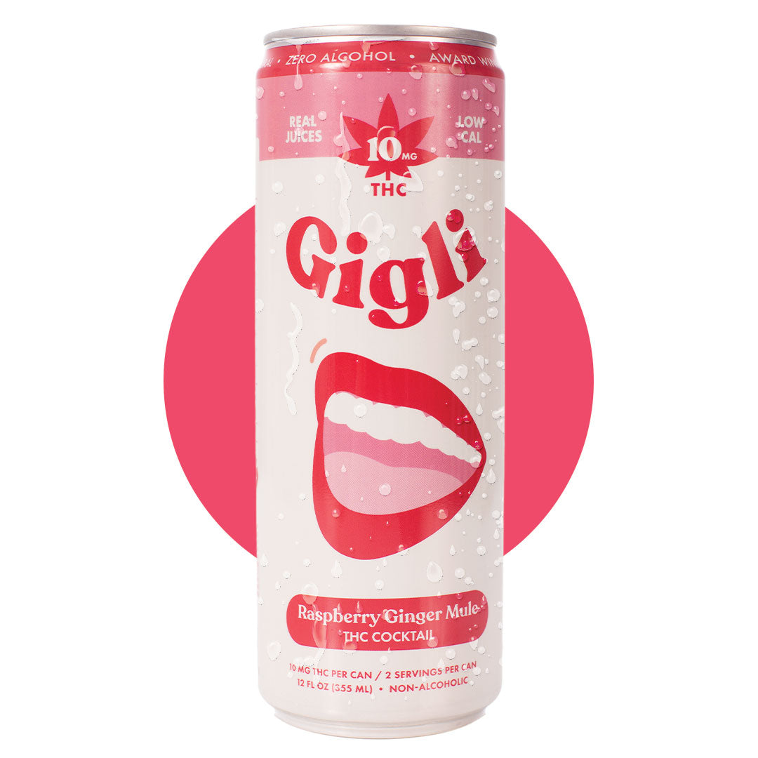 Gigli 10 mg THC cocktail raspberry ginger mule