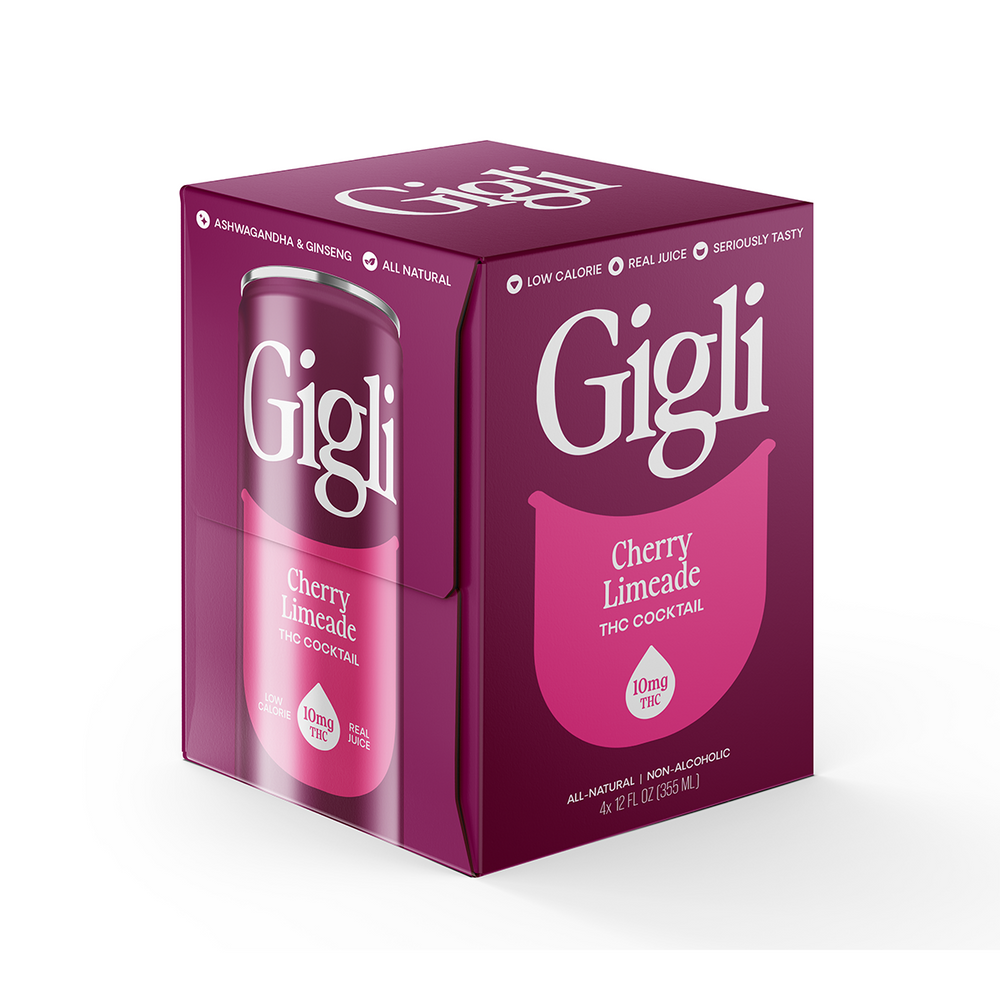 cali≠gari リンチ THC Cocktail Cherry Limeade 10mg 4-Pack