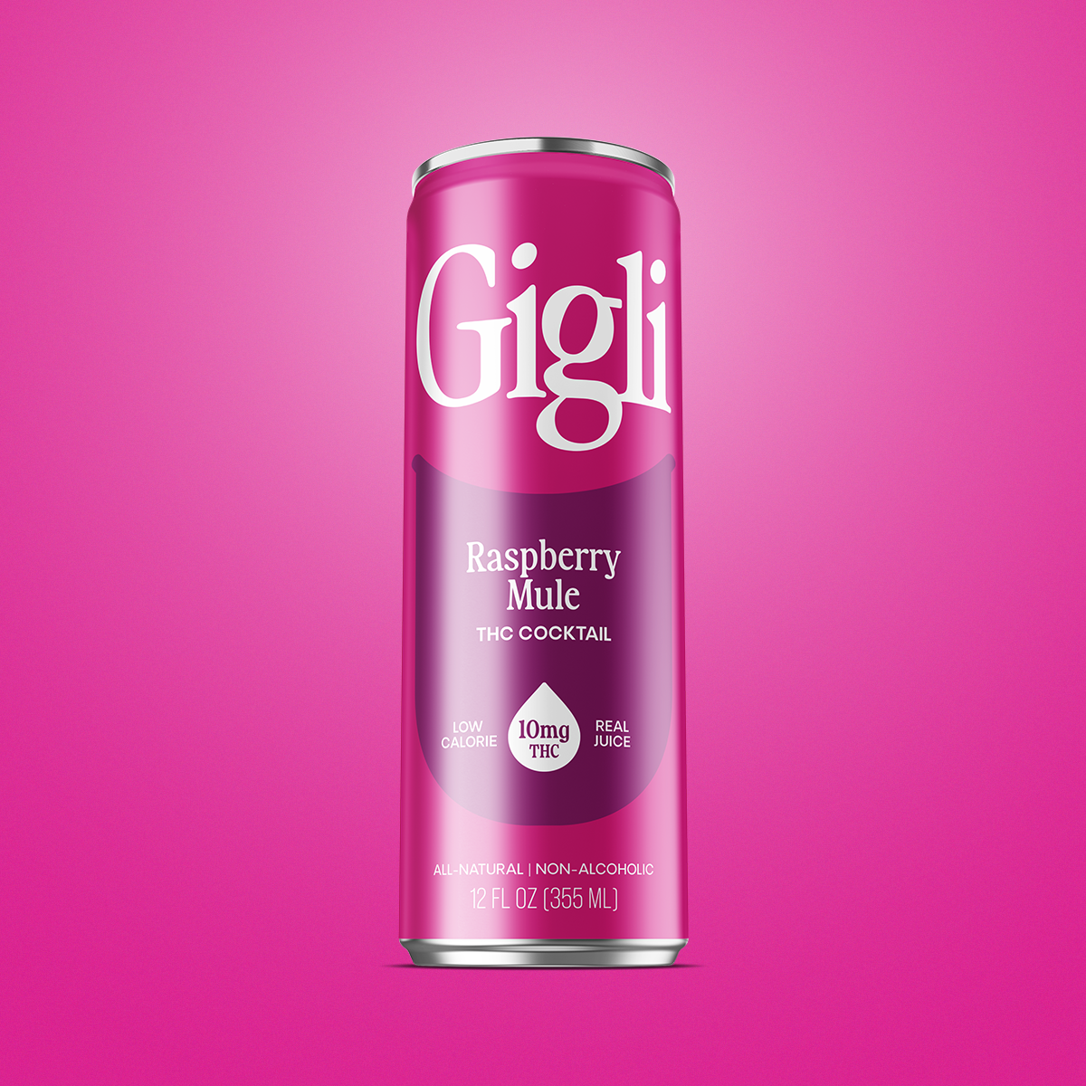 THC-Infused Raspberry Ginger Mule Cocktail