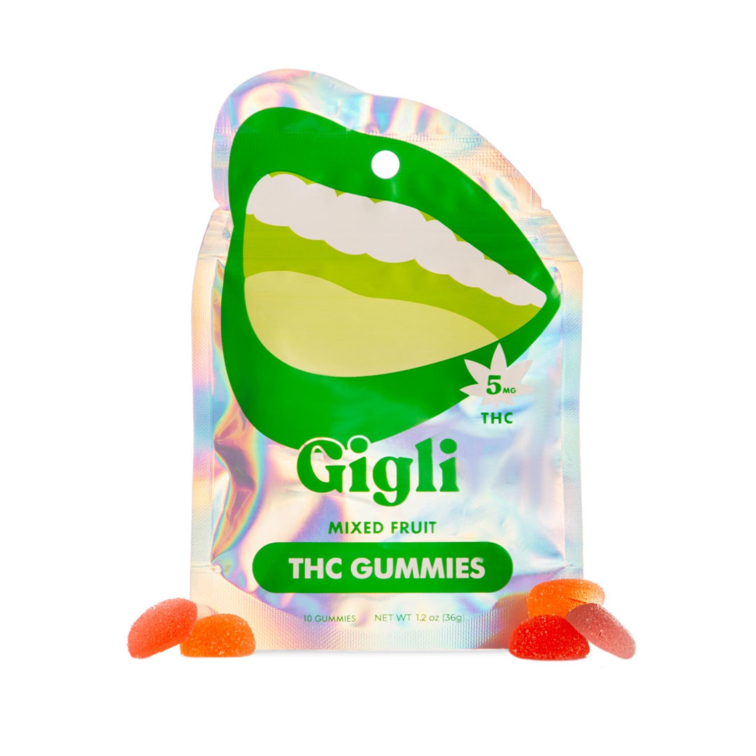 5mg THC-Infused Gummies | Mixed Fruit