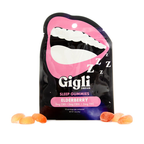 Elderberry Sleep Gummies | Infused with 5mg THC, 5mg CBN, 5mg CBD