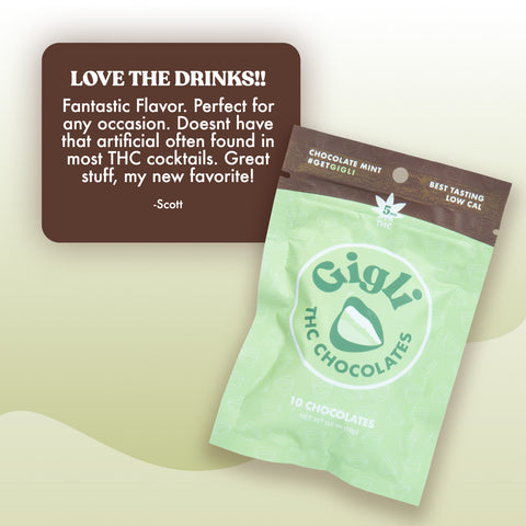 Mint Chocolates THC-Infused Chocolate