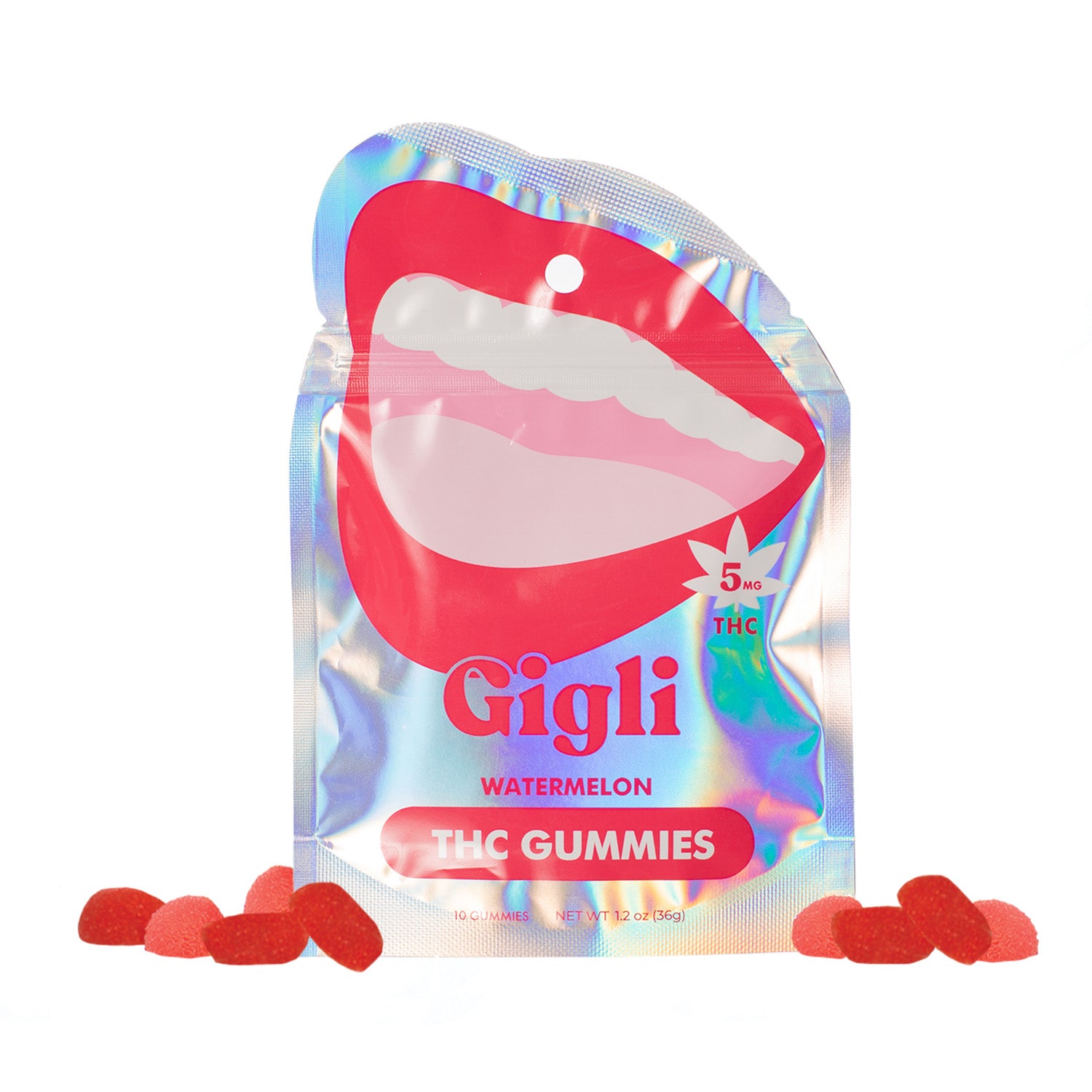 5mg THC-Infused Gummies | Watermelon