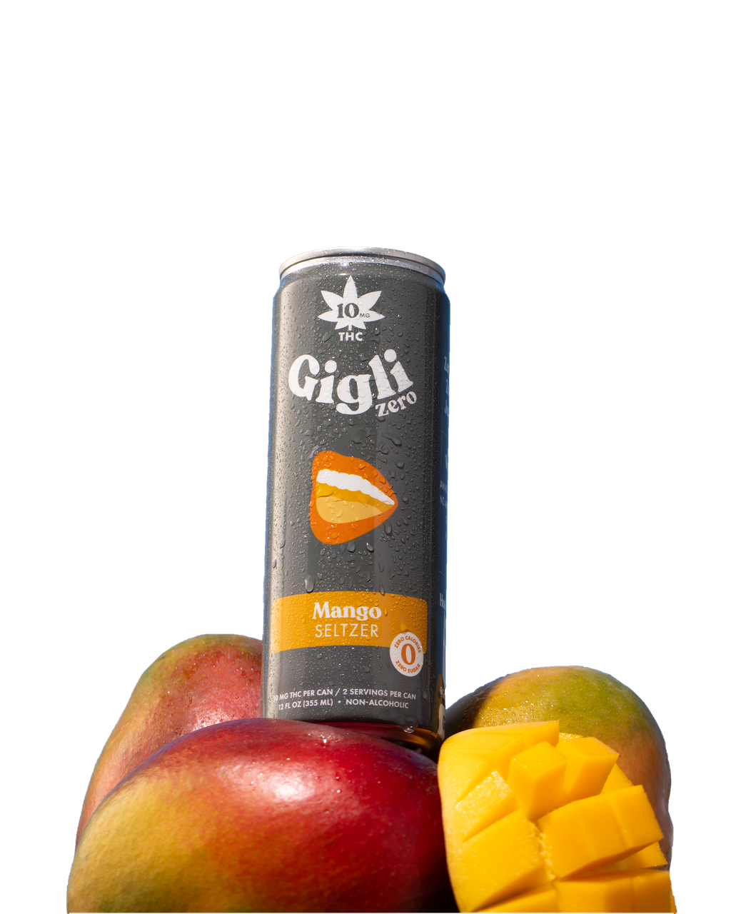 Gigli 10 mg THC seltzer zero mango