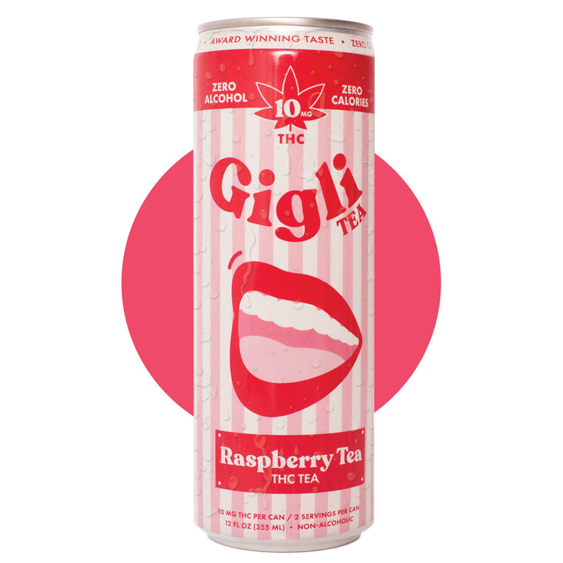 THC Raspberry Tea Infused 10mg THC 4-Pack