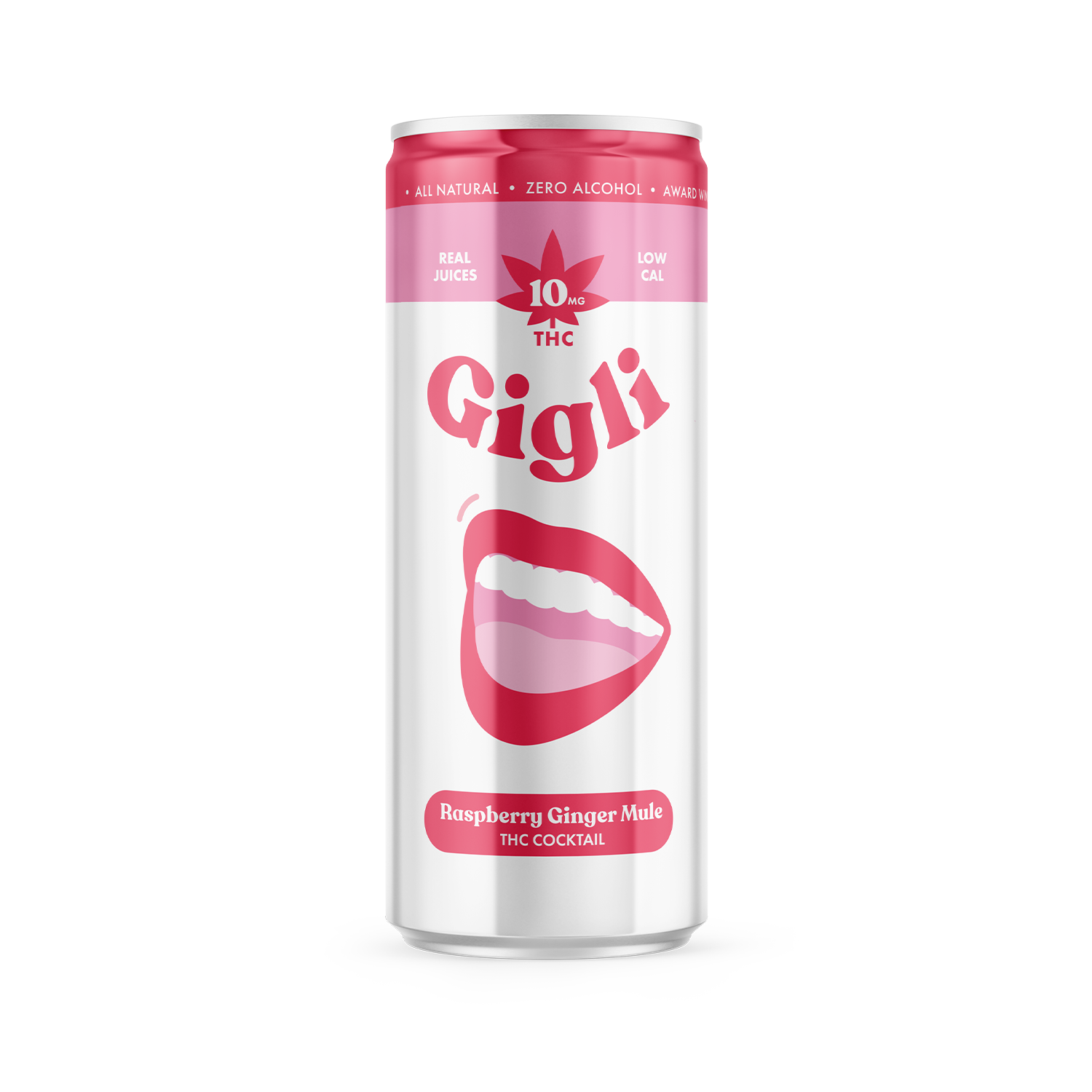 THC Cocktail Raspberry Ginger Mule 5mg or 10mg 4-Pack