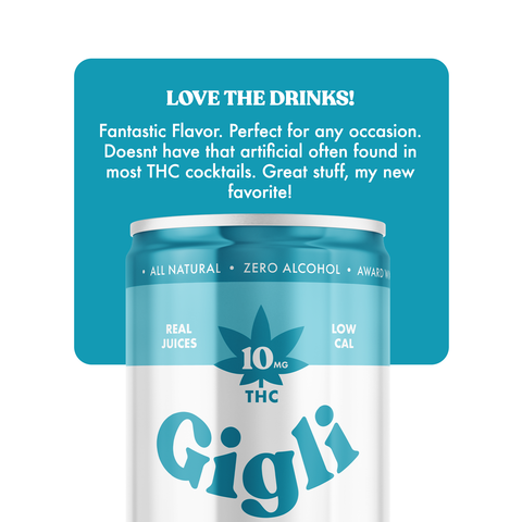 THC-Infused Blueberry Lemonade Cocktail