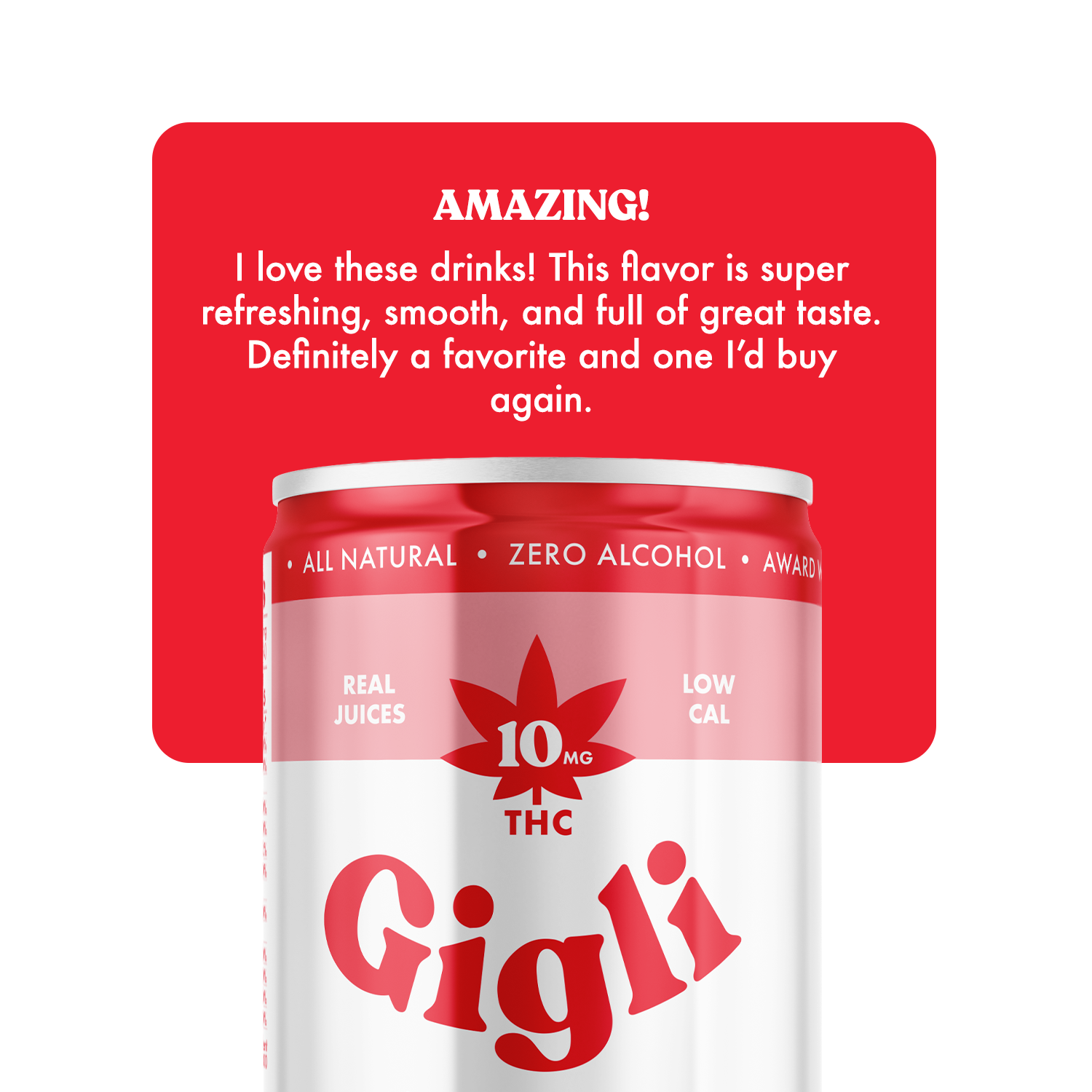 THC-Infused Strawberry Spritz Cocktail