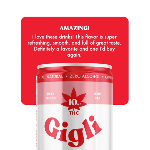 THC-Infused Strawberry Spritz Cocktail