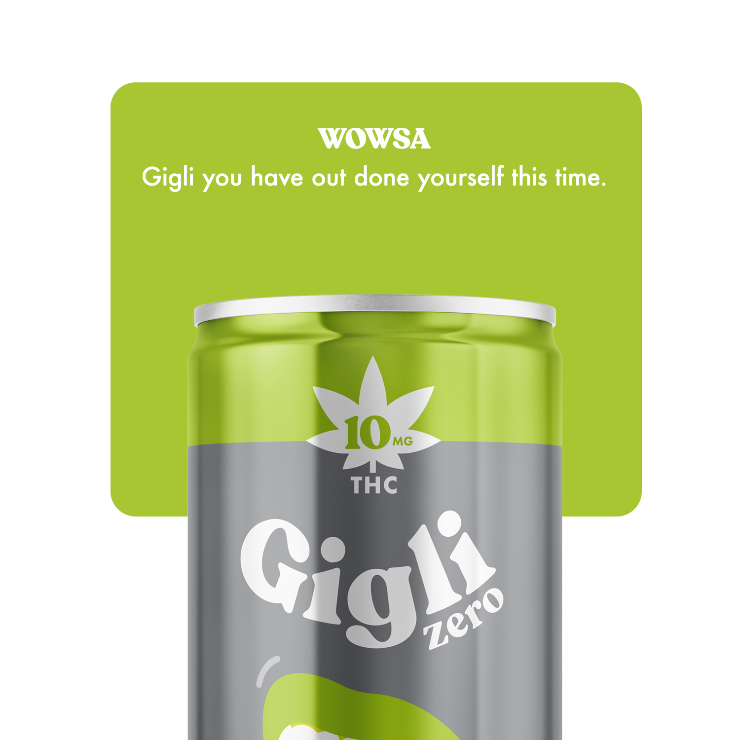 THC-Infused Citrus Seltzer