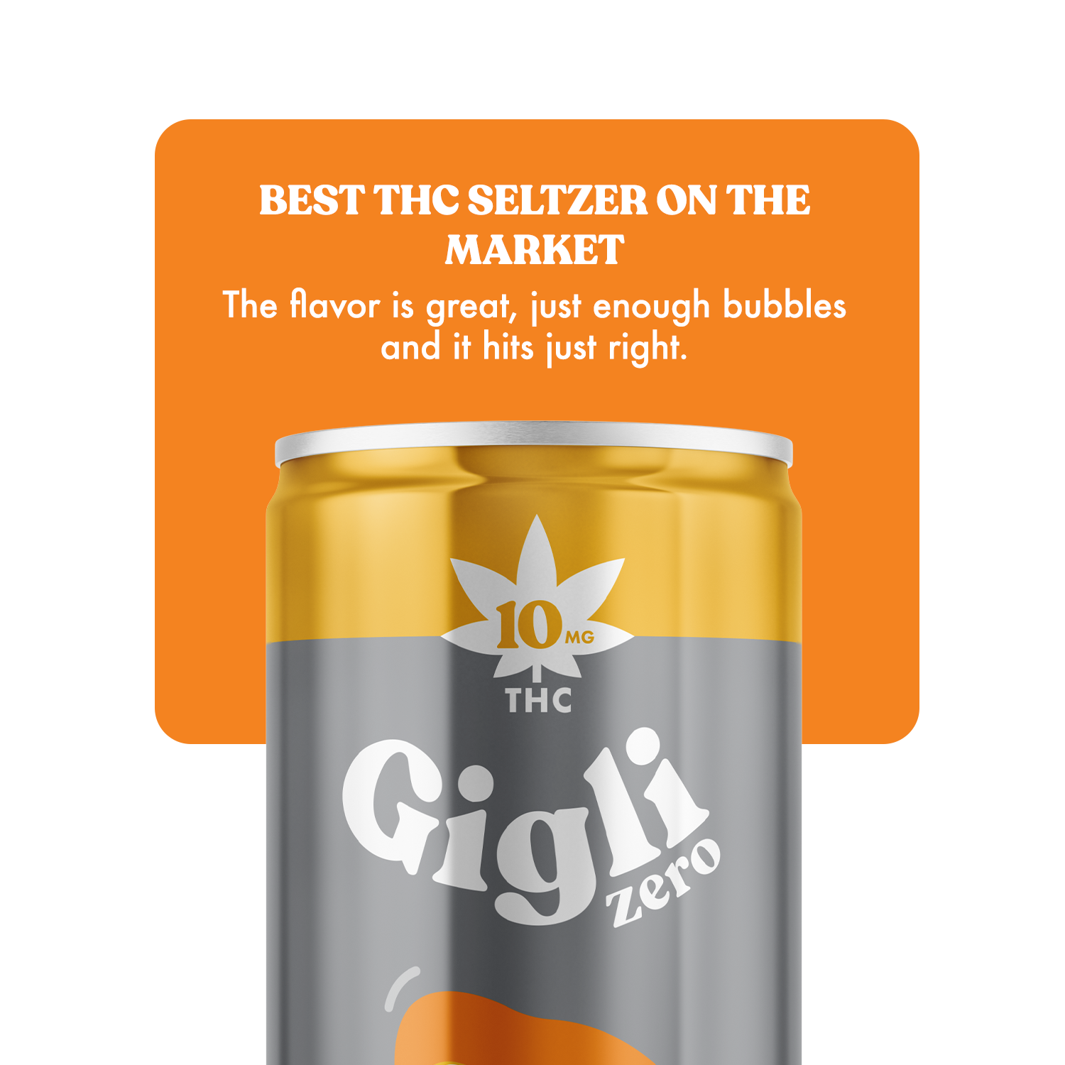 THC-Infused Mango Seltzer