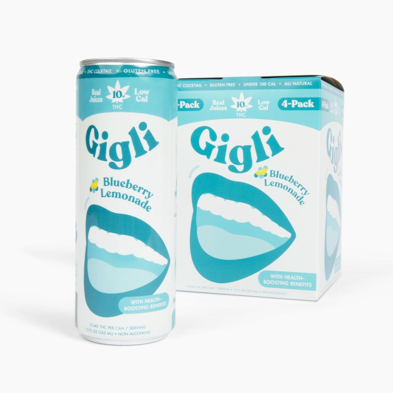 Gigli 10 mg THC Cocktail 4-pack Blueberry Lemonade