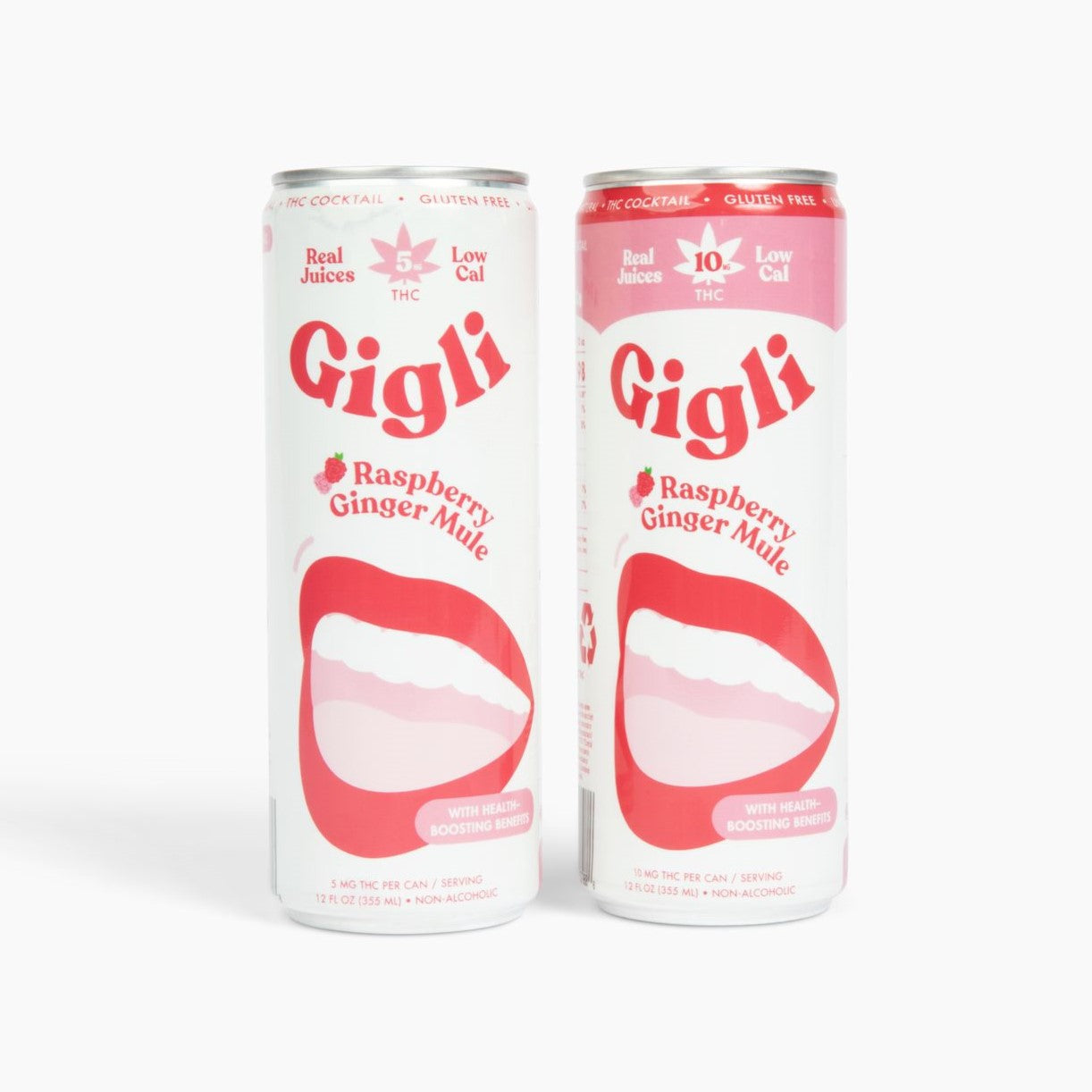 gigli 5 & 10 mg THC cocktail raspberry ginger mule